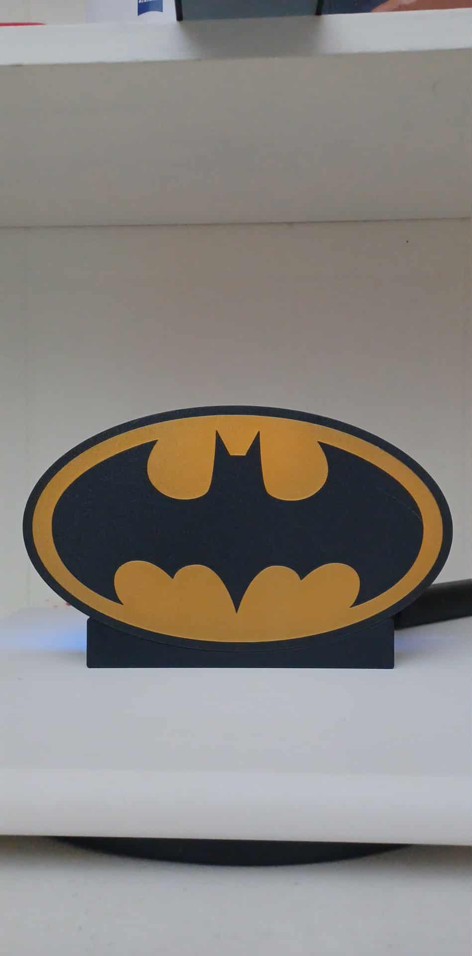 Batman LED light box – custom 3D printed – Lit Layer Creations